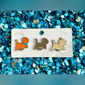 Loungefly Disney Aristocats Kittens Pin Set of 3 (with Original Card & Backings)